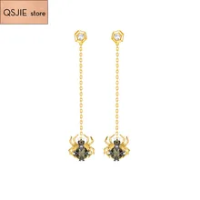 Высокое качество Swa магнетизм разведка мечта паук нежный женские оригинальные серьги