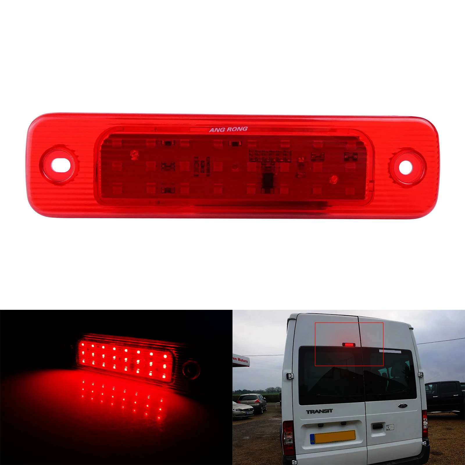 

For Ford Transit MK7 Tourneo 06-14 LED 3rd Rear High Level Brake Stop Light 12V