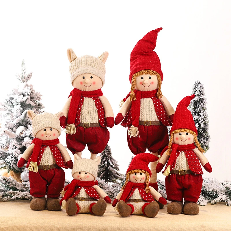 1pc Cartoon Elf Christmas Boys Girls Doll Toy Home New Year Party Table Desk Decor Hotel Shopwindow Xmas Pendant Ornaments | Дом и сад