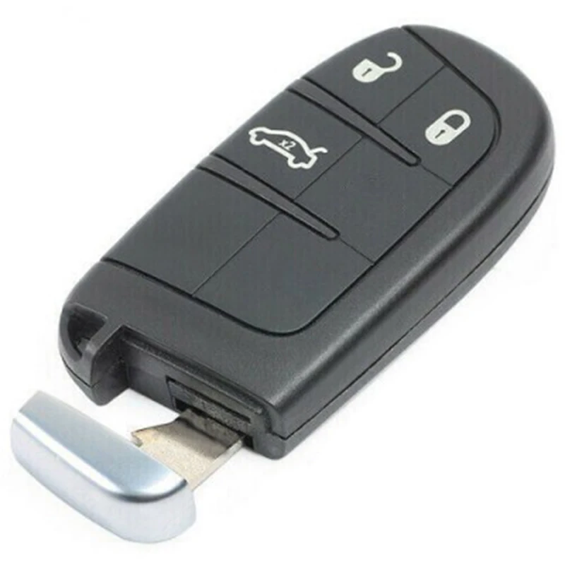 Keyecu OEM дистанционный смарт ключ-брелок 3 кнопки 433,92 МГц ID46 для Fiat 500, 500L, FCC, аддитивного цветового пространства(ID: M3N40821302