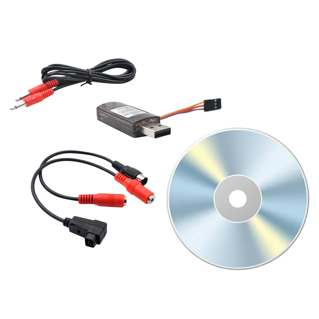 RC  Simulator 22 in 1 USB Cable for Real Phoenix   FMS