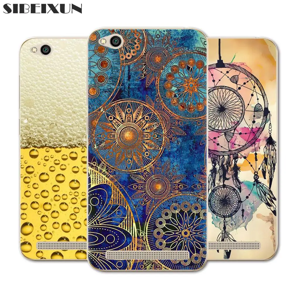 

For Redmi 5A Case Cute Caroon Painted Soft Silicone TPU Back Cases For Redmi 5A Phone Cover Funda Capa