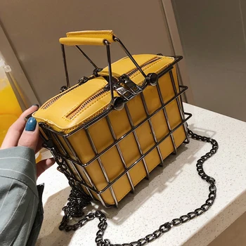 

Elegant Female Tote bag 2019 Fashion New High Quality PU Leather Box bag Women's Designer Handbag Chain Shoulder Messenger Bag