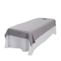 1Pcs Plain Beauty Salon Bed Sheets SPA Massage Anti-shrink Soft Touching Skin-friendly cotton Bedding Table Cover With/no Hole 1