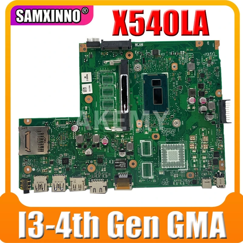 US $77.62 New 90NB0B00R00020 X540LJ REV21 Mainboard For ASUS X540LA F540L A540L Laptop Motherboard I34th Gen GMA