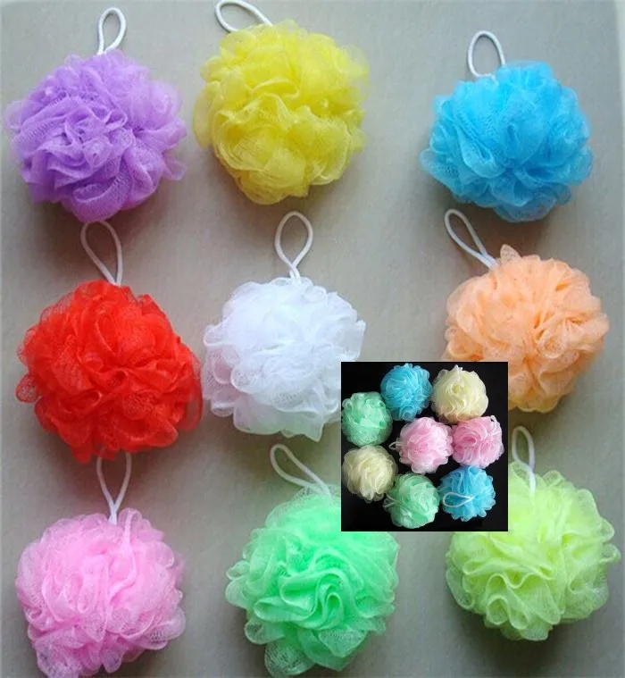 1Pcs Shower Wash Sponge Product Bath Tubs Cool Ball Scrubber Body Cleaning Mesh | Красота и здоровье