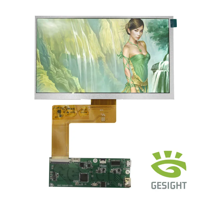 7 inch TFT-LCD Display 1024*600 Resolution RGB Interface