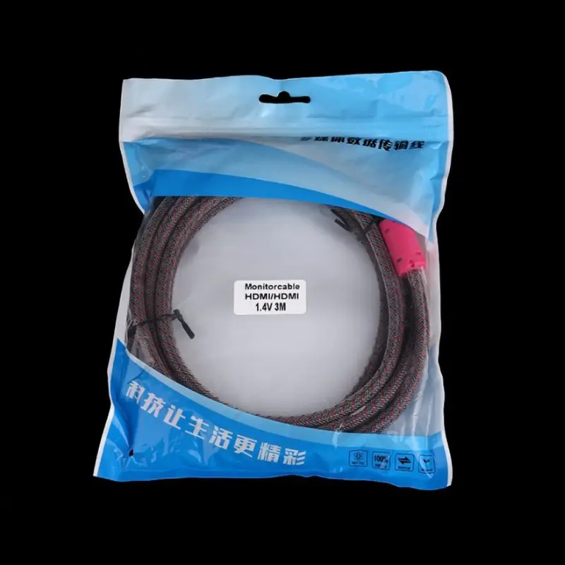 HD/MI Cord 1,5 m-20 m 24K позолоченный кабель для ТВ приставка BAJEL HDMI кабель