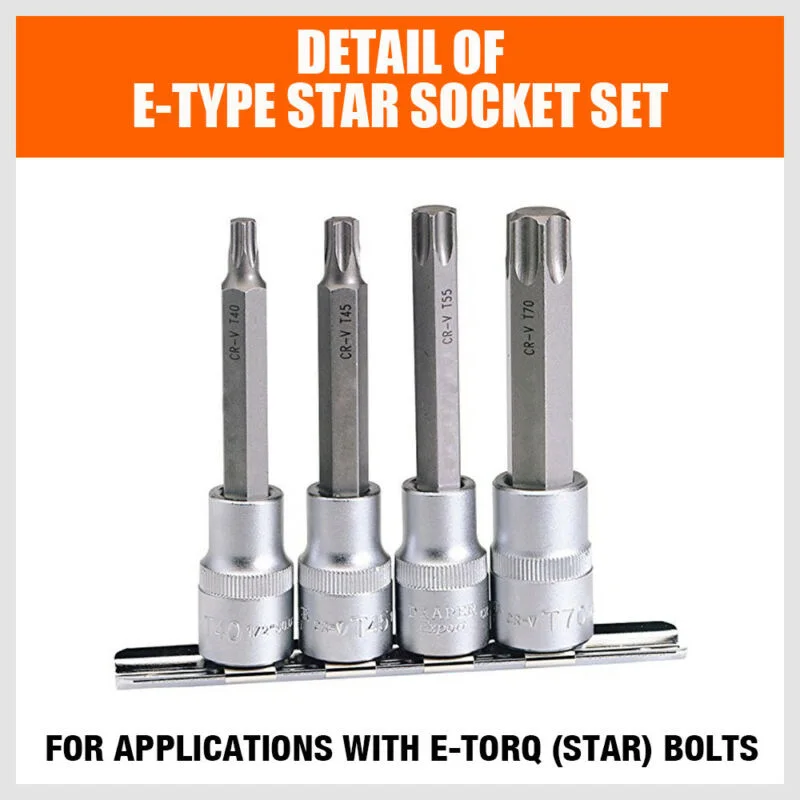 11 шт. Torx Star Bit внешний женский E набор гнезд автомобильный магазин инструменты с Рельсом и высокое качество
