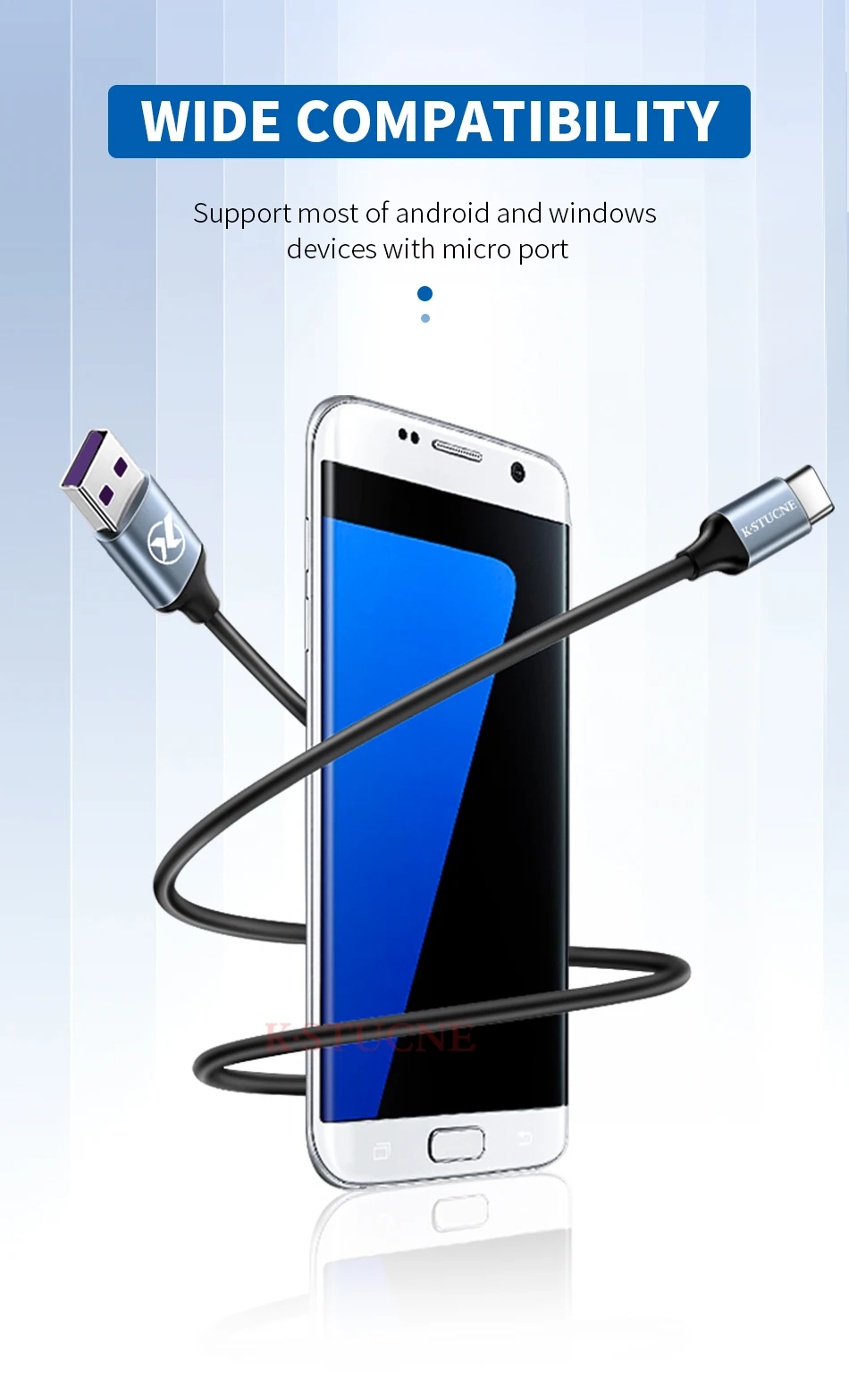 5А usb type-C кабель для быстрой зарядки USB C кабель для передачи данных зарядное устройство для телефона samsung S9 S8 Note 9 8 huawei P20 Pocophone F1 type-C кабель