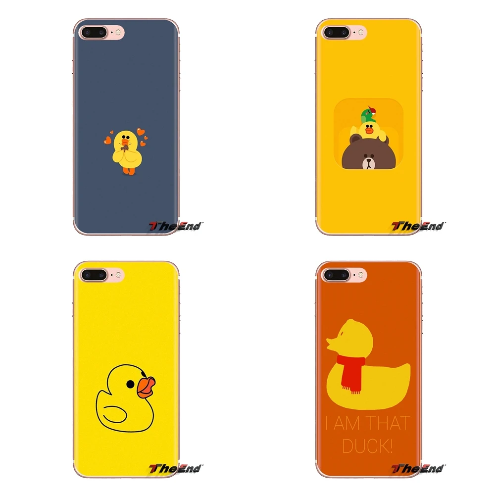 Прозрачные мягкие чехлы для huawei G7 G8 P7 P8 P9 P10 P20 P30 Lite Mini Pro P Smart Plus 2017 2018 2019 cool yellow duck |