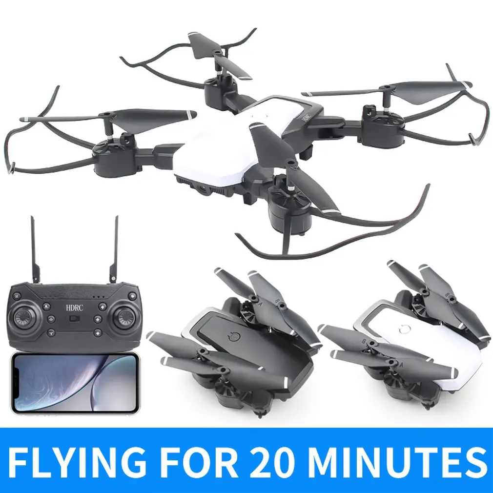 

D8 4-CH Foldable Drone HD Helicopter with Light 6-axes Gyroscope Fixed High Folding Gesture Camera Remote Control Aircraft 4K