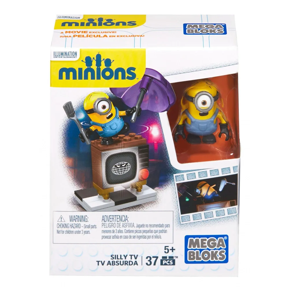 Mega Bloks Despicable Me Minions Silly TV 37pcs/pzs -5years old Children Toys Festival Christmas Gift | Игрушки и хобби