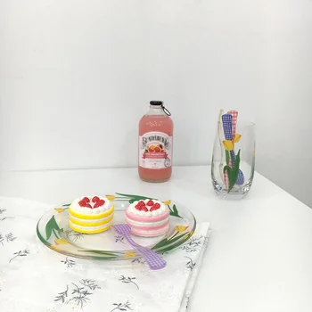 

1 Pc Glass Dish Creative Glass Steak Pan Plate for Home Kitchen