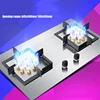 419D 7.0KW Stainless Steel Double-head Fierce Stove /Household Desktop Embedded Dual-Purpose Natural Liquefied Gas Stove 4