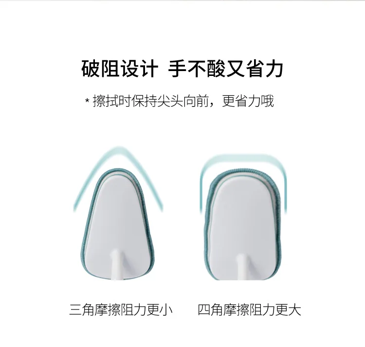 Jordanjudy Triangular Cleaning Brush Long Handle Floor Brush Household Bathroom Kitchen Wall Tile Blind Angle Cleaning Brush