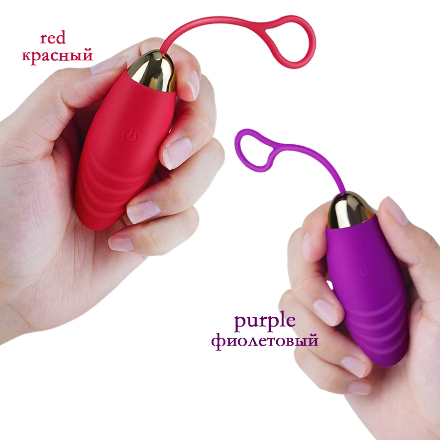 10 speed Silicone Bullet Egg Vibrators for Women Wireless Remote Control Vibrating USB Rechargeable Massage Ball Adult Sex Toys