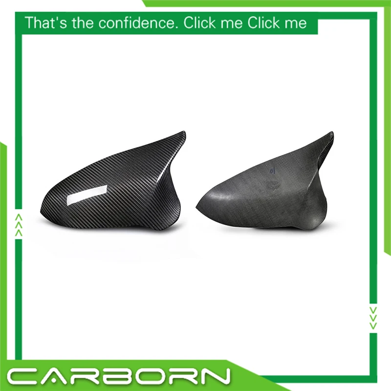

ForBMW M Series F80 F82 F83 2014 Up Add On Type Carbon Fiber Body Side Rear View Mirror Cover-Right Hand Drive