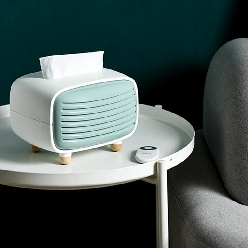 Creative Radio Tissue Box Candy Color Napkin Holder Organizer Paper Towel Dispenser Container for Bathroom Car Office Home Decor