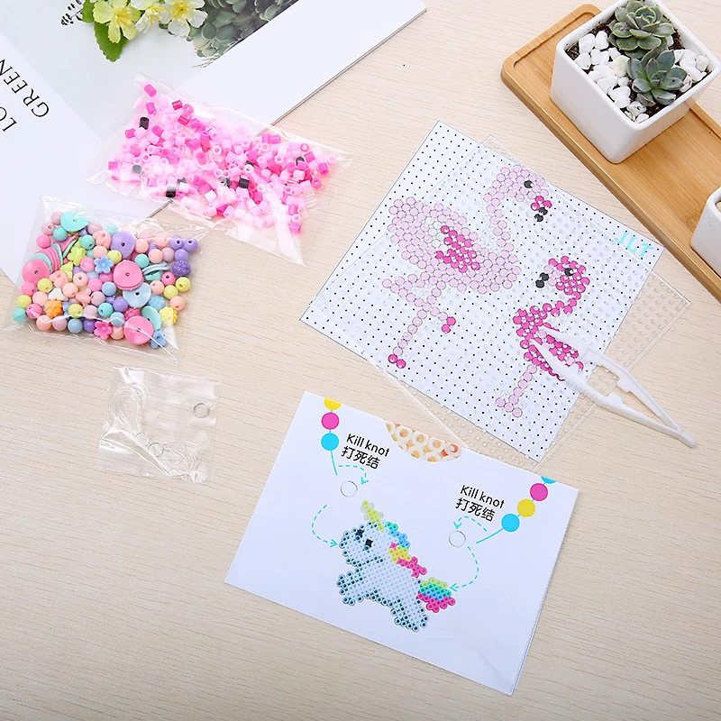 New toys children funny puzzle hot selling non-toxic eco-friendly plastic mini DIY perler beads