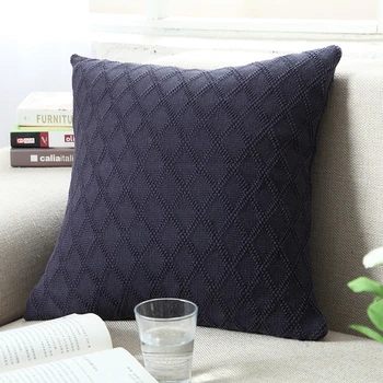 

Nordic Knitted Pillow Cover Sofa Cushion Cover Pillowcase Home Soft Sofa Pillow Decor Coreless Pillow Car Cushion Cover