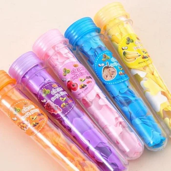 

1PCS Useful Portable Popular Scented Soap Hand Washing Soap Bath Flakes Tube Soap Petals For Travel Romantic Night Random Color