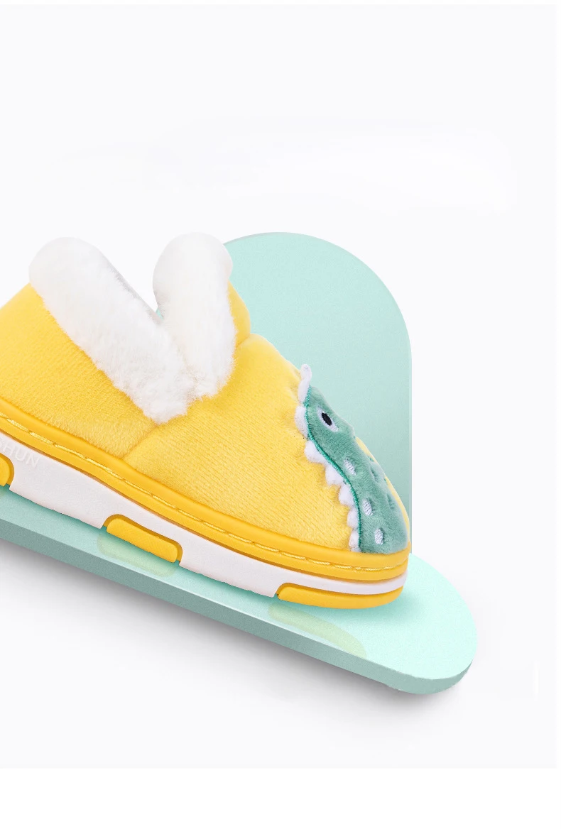 Kids Slippers Cute Cartoon Thickening Warm Indoor Shoes Children cCotton Shoes Kids Home Slippers Warm Winter Children Slipper