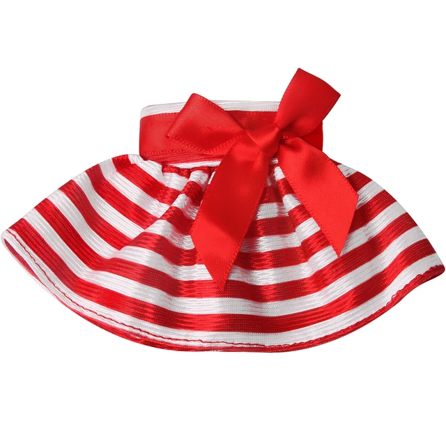 Christmas Elf Doll Fairy Red Clothes Bow Skirt Dress Toys For Children Accessories Christmas Gift Elves（No Doll）m29 gray