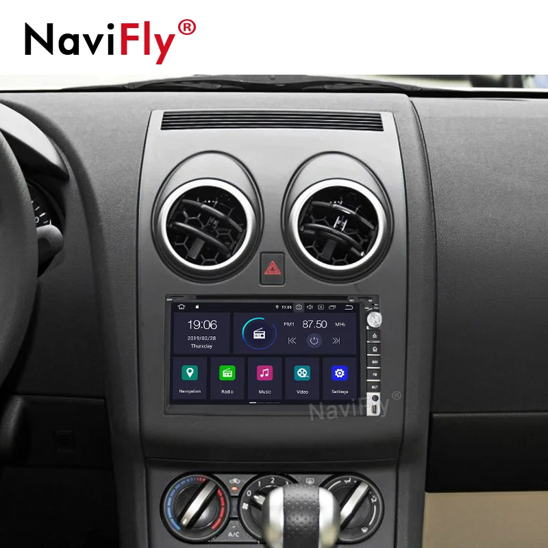 Cheap 2Din Universal 8Core 4G RAM 64G ROM Android 9.0 Car Video gps player Bluetooth RDS wifi Free shipping 5