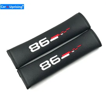 

2pcs Car Belt Pads Seat Shoulder Strap Pad Cushion Cover For Toyota 86 2013-2020 Car styling Accessories