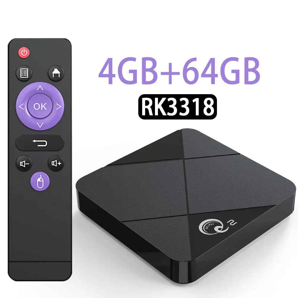 4G64G TvBox Android 9,0 Q2 tv box 2 Гб оперативной памяти, 16 Гб встроенной памяти, 32 ГБ, 64 ГБ, set top tv box Netflix Youtube 2,4G Wi-Fi 4K Play Store tv box - Цвет: 4G64G TvBox
