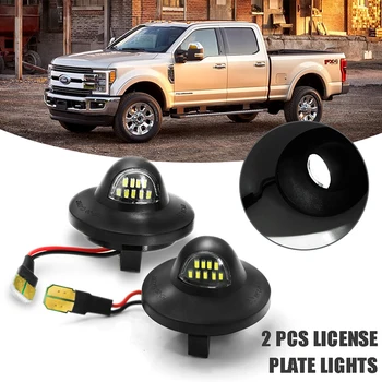 

2PCS for Ford License Plate Light 12V 9 LED Car Light LED Car Signal Light Professional Car Accessories for Ford F150 F250 F350