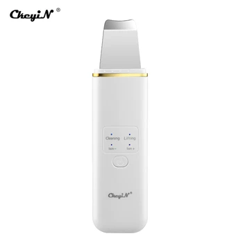 

CkeyiN Ultrasonic Face Cleaning Skin Scrubber Ultrasonic Vibration Massager Ultrasound Skin Peeling Blackhead Removal Lift