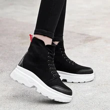 Женская зимняя прогулочная обувь; Зимние ботильоны из искусственной кожи в стиле пэчворк; модная женская обувь на плоской подошве со шнуровкой; ботинки; Botas