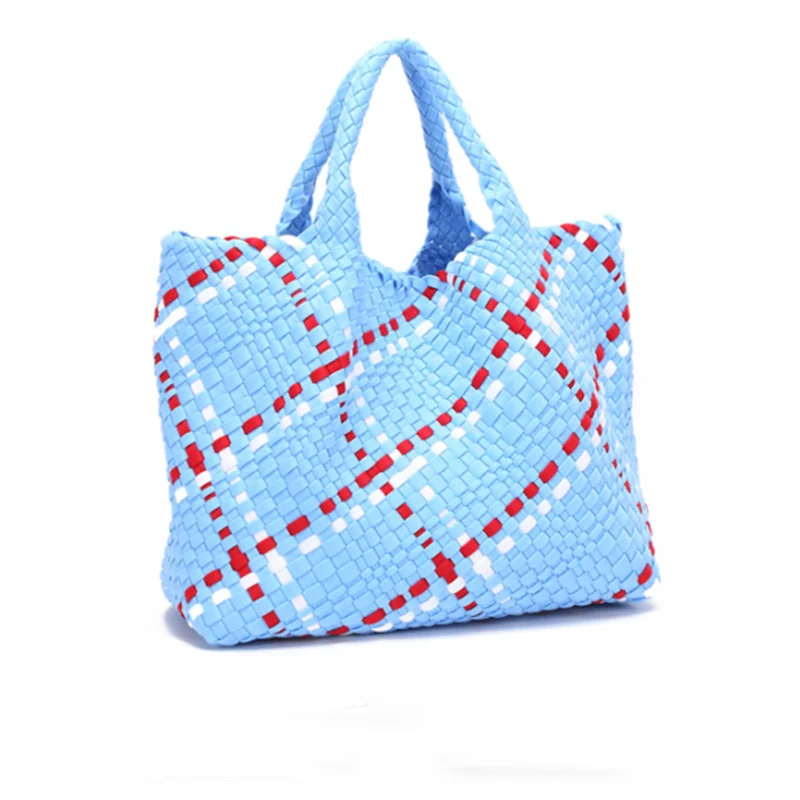

horizonplus 2020 new neoprene weave beach tote daily use tote shopping tote comfortable waterproof