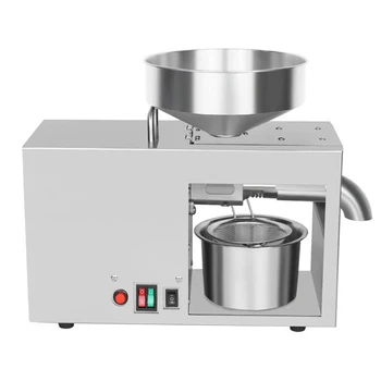 

High quality heat 1500W hot and cold oil press commercial household oil press portable oil press