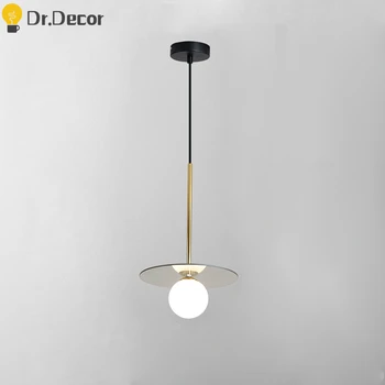 

Modern Glass Ball Pendant Lights Lighting Simple Pendant Lamp Living Room Bedside Lamp Bedroom Indoor Decoration Hanging Lamp