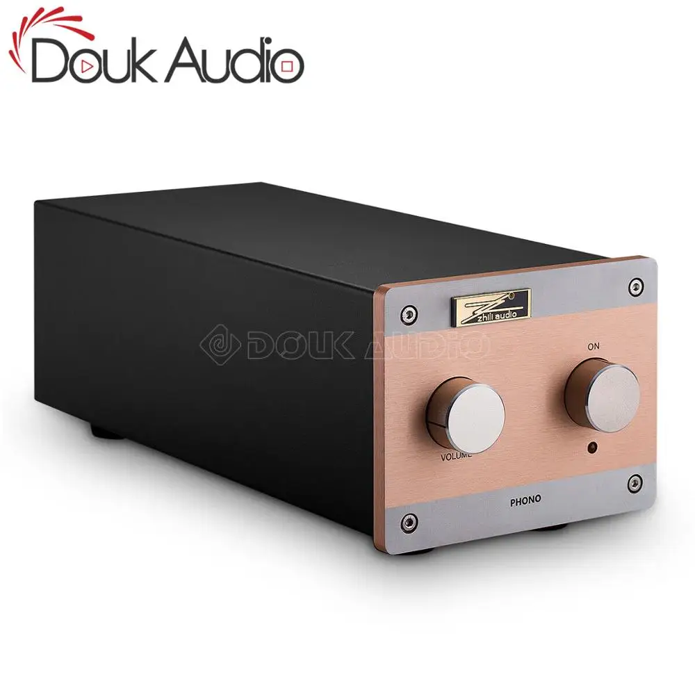 Douk аудио Hi-end мм вакуумная трубка фонокорректор LP проигрыватель Hi-Fi 12AX7/ECC83 клапан PHONOBOX рекордер Предварительный усилитель