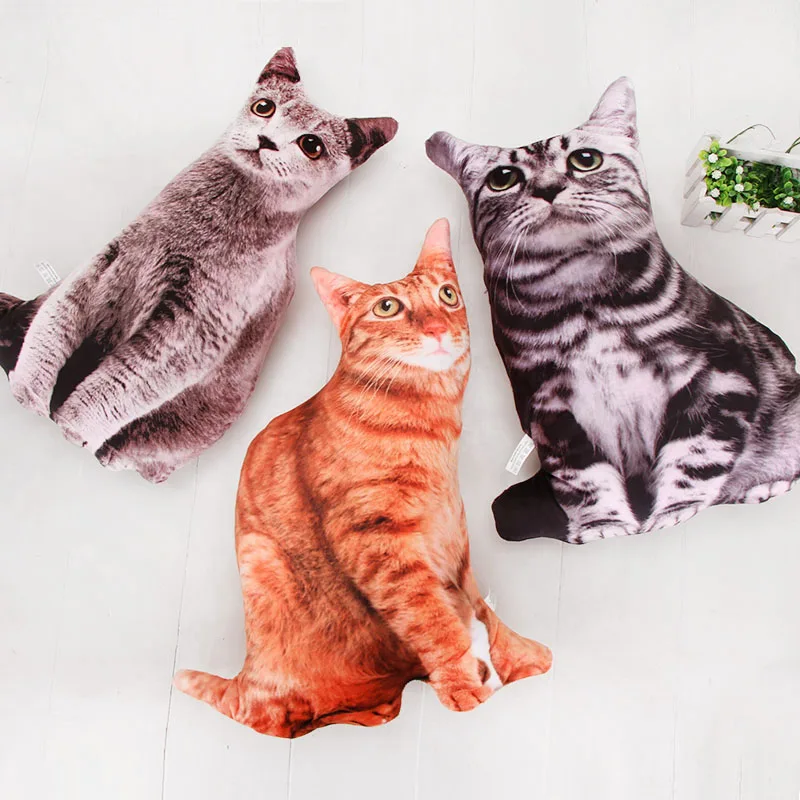 46cm Animal Cat doll American Shorthair orange cats plush Toy simulation cat stuffed toys pillow cushion 1 46cm Animal Cat doll American Shorthair orange cats plush Toy simulation cat stuffed toys pillow cushion 2