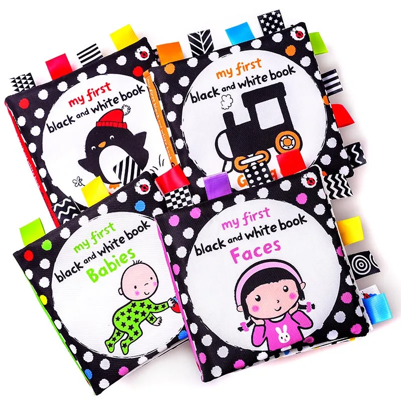 Baby Cloth Book For Bath Potty Children Early Learning Cognitive Educational Quiet Books Cartoon Unfolding Activity Book Toys