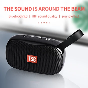 

TG173 Mini Bluetooth Speaker Portable Outdoor Wireless Speaker 3D Stereo Music Surround Sound Support FM TF Car