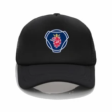 Scania печать шапка с сеткой грузовик головной убор для водителя бейсболка Мужская и wo мужская летняя Трендовая шапка новая молодежная Джокер Солнцезащитная шляпа пляжный козырек шляпа