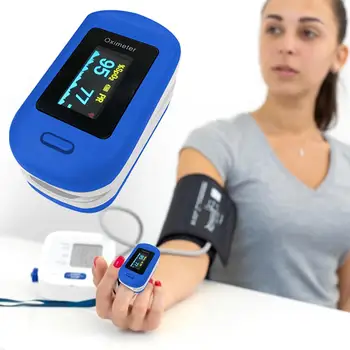

Finger Oximeter Oxygen Saturation Monitor Fingertip Oximeter Portable Oxygen Monitor SpO2 Heart Rate Monitor Oximeter
