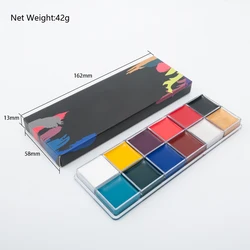 Vibrant Halloween Face & Body Art Paint Kit - Safe (42g face paint)