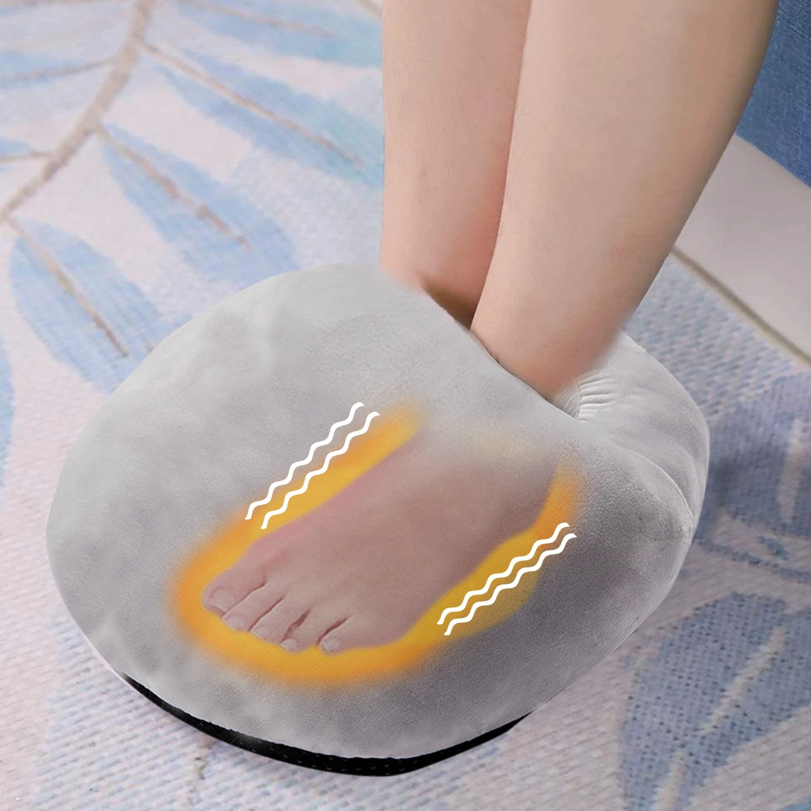 Calentador de Usb para invierno, calentador de pies para casa, viaje, oficina, pantuflas, desmontaje y lavado zapatos eléctricos de felpa de Color puro|Almohadillas térmicas eléctricas| - AliExpress