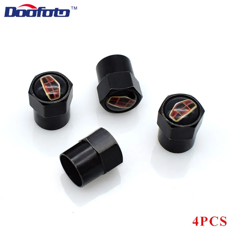 For Emgrand Doofoto 4x колпачки для автомобильных клапанов для Renault Opel Alfa Lada Nismo SsangYong C-HR 86 аксессуары для стайлинга автомобилей Внешние Декоративные Чехлы - Цвет: For Emgrand