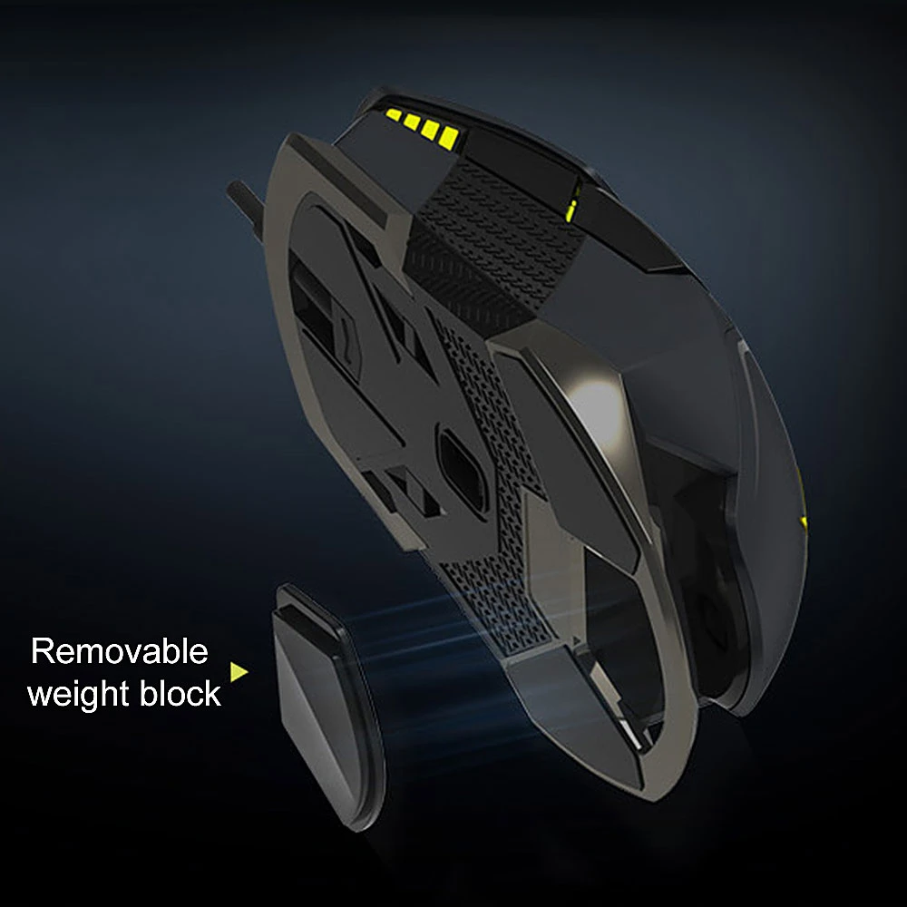 Компьютерная игровая мышь Delux M628 9 кнопок 16000DPI RGB Оптическая Проводная с обеими