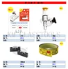 Free Shipping! KD(BP19) T Cutter head 0.3-2MM/2-6MM/6~12MM/12~19MM For KD-BLD(T) Speed T Shaped Oil Filled Glass Cutter 4