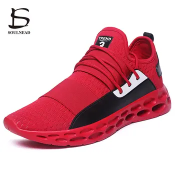 

Summer New Men's Running Sports Shoes Fashion Casual Shoes Mesh Breathable Sneakers Outdoor Thick Bottom Shoes Gray Black 39-46