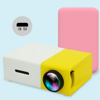 

YG300 LED Projector 600 lumen 3.5mm Audio 320x240 Pixels YG-300 HDMI USB Mini Projector Home Media Player